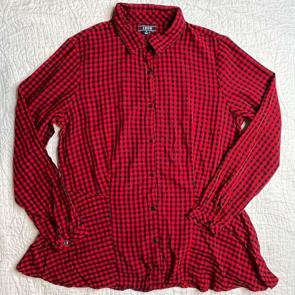 Women’s Long Sleeve Tunic & Plaid Button Up Shirts, Yoga Pants Bundle medium - Picture 6 of 7